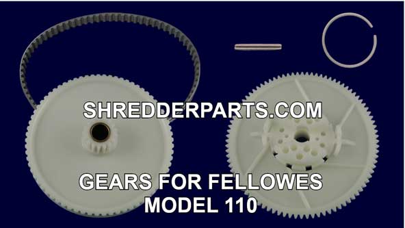 Gears for Fellowes Model 110 Paper Shredder