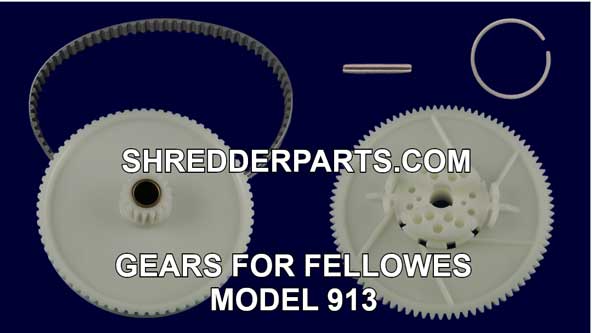 Gears for Fellowes Model 913 Paper Shredder